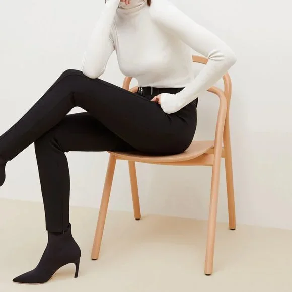 M.M. LaFleur Black Curie Pant, size 0 - Picture 2 of 8